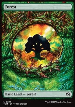 Forest⁣ - Tarkir: Dragonstorm: Extras⁣ (Land)⁣ [291]
