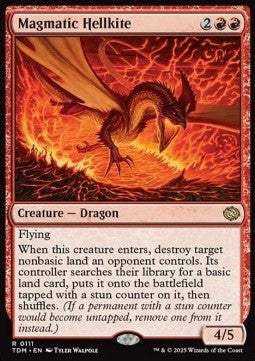 Magmatic Hellkite⁣ - Tarkir: Dragonstorm⁣ (Rare)⁣ [111]