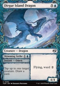 Dirgur Island Dragon // Skimming Strike⁣ - Tarkir: Dragonstorm: Extras⁣ (Common)⁣ [294]