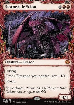Stormscale Scion⁣ - Tarkir: Dragonstorm: Extras⁣ (Mythic)⁣ [303]