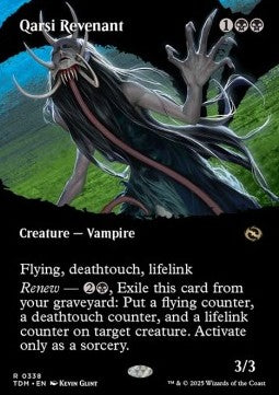 Qarsi Revenant⁣ - Tarkir: Dragonstorm: Extras⁣ (Rare)⁣ [338]