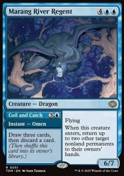 Marang River Regent // Coil and Catch⁣ - Tarkir: Dragonstorm⁣ (Rare)⁣ [51]