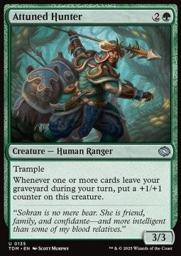Attuned Hunter⁣ - Tarkir: Dragonstorm⁣ (Uncommon)⁣ [135]