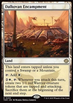 Dalkovan Encampment⁣ - Tarkir: Dragonstorm⁣ (Rare)⁣ [253]