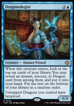 Dragonologist⁣ - Tarkir: Dragonstorm⁣ (Rare)⁣ [42]