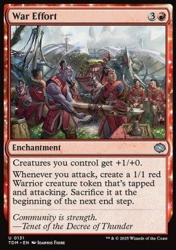 War Effort⁣ - Tarkir: Dragonstorm⁣ (Uncommon)⁣ [131]