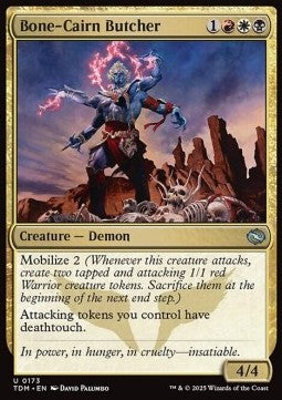 Bone-Cairn Butcher⁣ - Tarkir: Dragonstorm⁣ (Uncommon)⁣ [173]