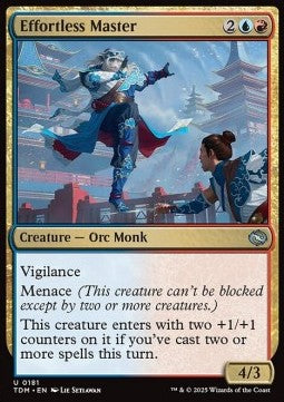 Effortless Master⁣ - Tarkir: Dragonstorm⁣ (Uncommon)⁣ [181]