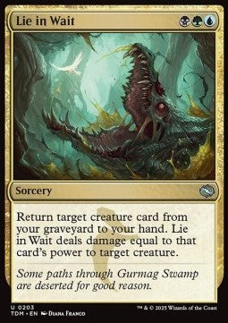 Lie in Wait⁣ - Tarkir: Dragonstorm⁣ (Uncommon)⁣ [203]