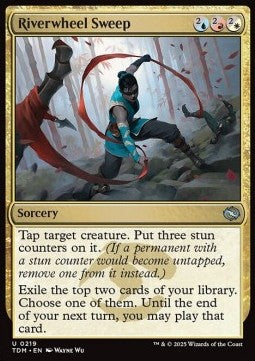 Riverwheel Sweep⁣ - Tarkir: Dragonstorm⁣ (Uncommon)⁣ [219]
