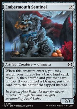 Embermouth Sentinel⁣ - Tarkir: Dragonstorm⁣ (Common)⁣ [242]