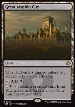 Great Arashin City⁣ - Tarkir: Dragonstorm⁣ (Rare)⁣ [257]