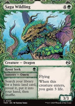 Sagu Wildling // Roost Seek⁣ - Tarkir: Dragonstorm: Extras⁣ (Common)⁣ [306]