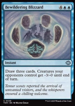 Bewildering Blizzard⁣ - Tarkir: Dragonstorm⁣ (Uncommon)⁣ [38]