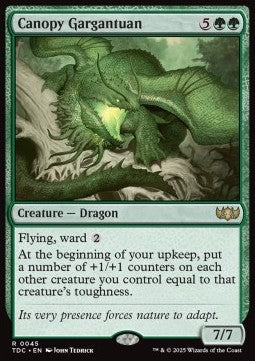 Canopy Gargantuan - Commander: Tarkir: Dragonstorm (Rare) [TDC-45]