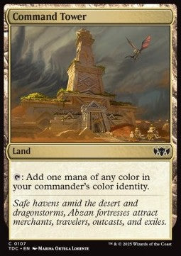 Command Tower - Commander: Tarkir: Dragonstorm (Common) [TDC-107]