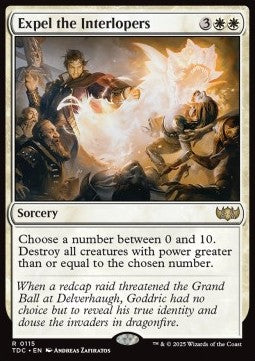 Expel the Interlopers - Commander: Tarkir: Dragonstorm (Rare) [TDC-115]