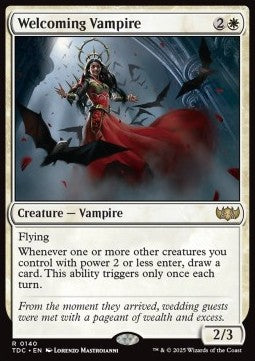 Welcoming Vampire - Commander: Tarkir: Dragonstorm (Rare) [TDC-140]