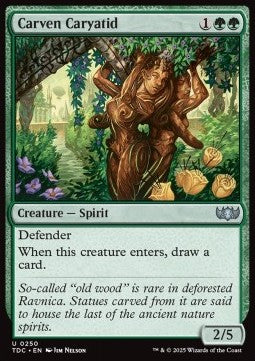 Carven Caryatid - Commander: Tarkir: Dragonstorm (Uncommon) [TDC-250]