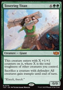 Towering Titan - Commander: Tarkir: Dragonstorm (Mythic) [TDC-276]
