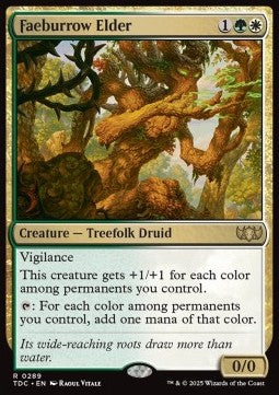 Faeburrow Elder - Commander: Tarkir: Dragonstorm (Rare) [TDC-289]