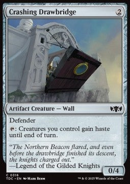 Crashing Drawbridge - Commander: Tarkir: Dragonstorm (Common) [TDC-316]