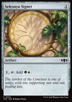 Selesnya Signet - Commander: Tarkir: Dragonstorm (Common) [TDC-324]