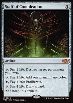 Staff of Compleation - Commander: Tarkir: Dragonstorm (Mythic) [TDC-326]