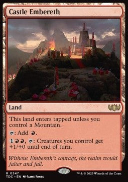 Castle Embereth - Commander: Tarkir: Dragonstorm (Rare) [TDC-347]