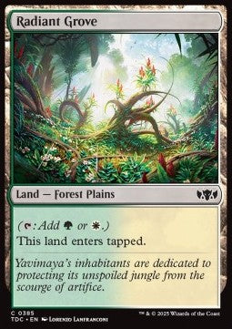 Radiant Grove - Commander: Tarkir: Dragonstorm (Common) [TDC-385]