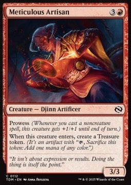 Meticulous Artisan⁣ - Tarkir: Dragonstorm⁣ (Common)⁣ [112]