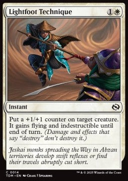 Lightfoot Technique⁣ - Tarkir: Dragonstorm⁣ (Common)⁣ [14]