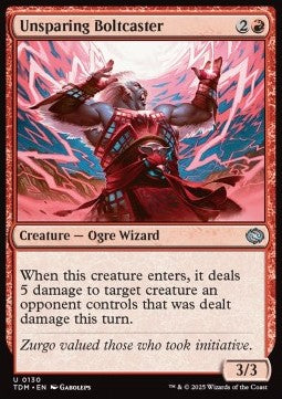 Unsparing Boltcaster⁣ - Tarkir: Dragonstorm⁣ (Uncommon)⁣ [130]