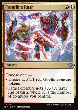 Frontline Rush⁣ - Tarkir: Dragonstorm⁣ (Uncommon)⁣ [186]