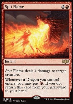Spit Flame - Commander: Tarkir: Dragonstorm (Rare) [TDC-234]