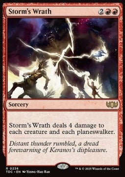 Storm's Wrath - Commander: Tarkir: Dragonstorm (Rare) [TDC-236]
