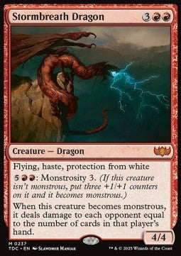 Stormbreath Dragon - Commander: Tarkir: Dragonstorm (Mythic) [TDC-237]