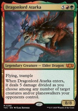 Dragonlord Atarka - Commander: Tarkir: Dragonstorm (Mythic) [TDC-285]
