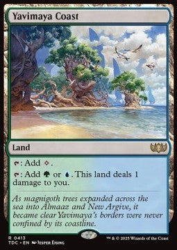Yavimaya Coast - Commander: Tarkir: Dragonstorm (Rare) [TDC-413]