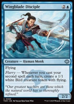 Wingblade Disciple⁣ - Tarkir: Dragonstorm⁣ (Uncommon)⁣ [65]