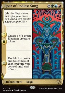 Roar of Endless Song⁣ - Tarkir: Dragonstorm⁣ (Rare)⁣ [220]