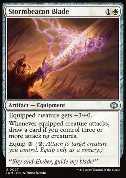 Stormbeacon Blade⁣ - Tarkir: Dragonstorm⁣ (Uncommon)⁣ [27]
