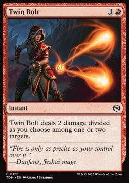 Twin Bolt⁣ - Tarkir: Dragonstorm⁣ (Common)⁣ [128]