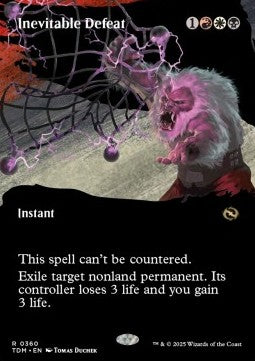 Inevitable Defeat⁣ - Tarkir: Dragonstorm: Extras⁣ (Rare)⁣ [360]