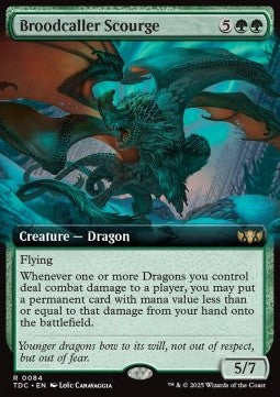 Broodcaller Scourge⁣ - Commander: Tarkir: Dragonstorm: Extras⁣ (Rare)⁣ [84]