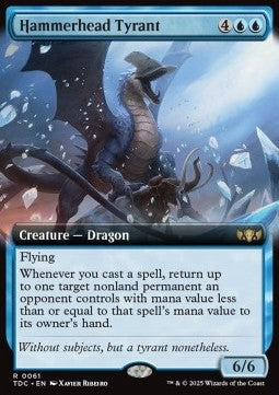 Hammerhead Tyrant⁣ - Commander: Tarkir: Dragonstorm: Extras⁣ (Rare)⁣ [61]