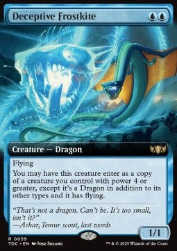 Deceptive Frostkite⁣ - Commander: Tarkir: Dragonstorm: Extras⁣ (Rare)⁣ [59]