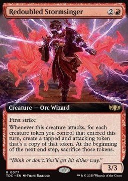 Redoubled Stormsinger⁣ - Commander: Tarkir: Dragonstorm: Extras⁣ (Rare)⁣ [77]