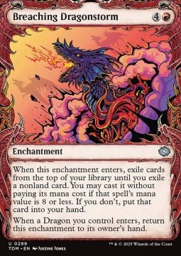 Breaching Dragonstorm⁣ - Tarkir: Dragonstorm: Extras⁣ (Uncommon)⁣ [299]