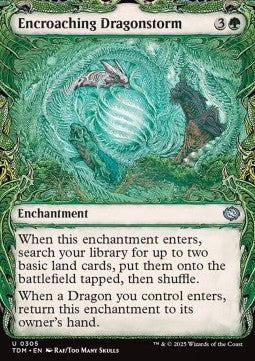 Encroaching Dragonstorm⁣ - Tarkir: Dragonstorm: Extras⁣ (Uncommon)⁣ [305]